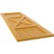 Ekena Millwork True Fit PVC Center X-Board Farmhouse Fixed Mount Shutters, Turmeric , 12"W x 62"H TFP107FH12X062TU - alternate 11